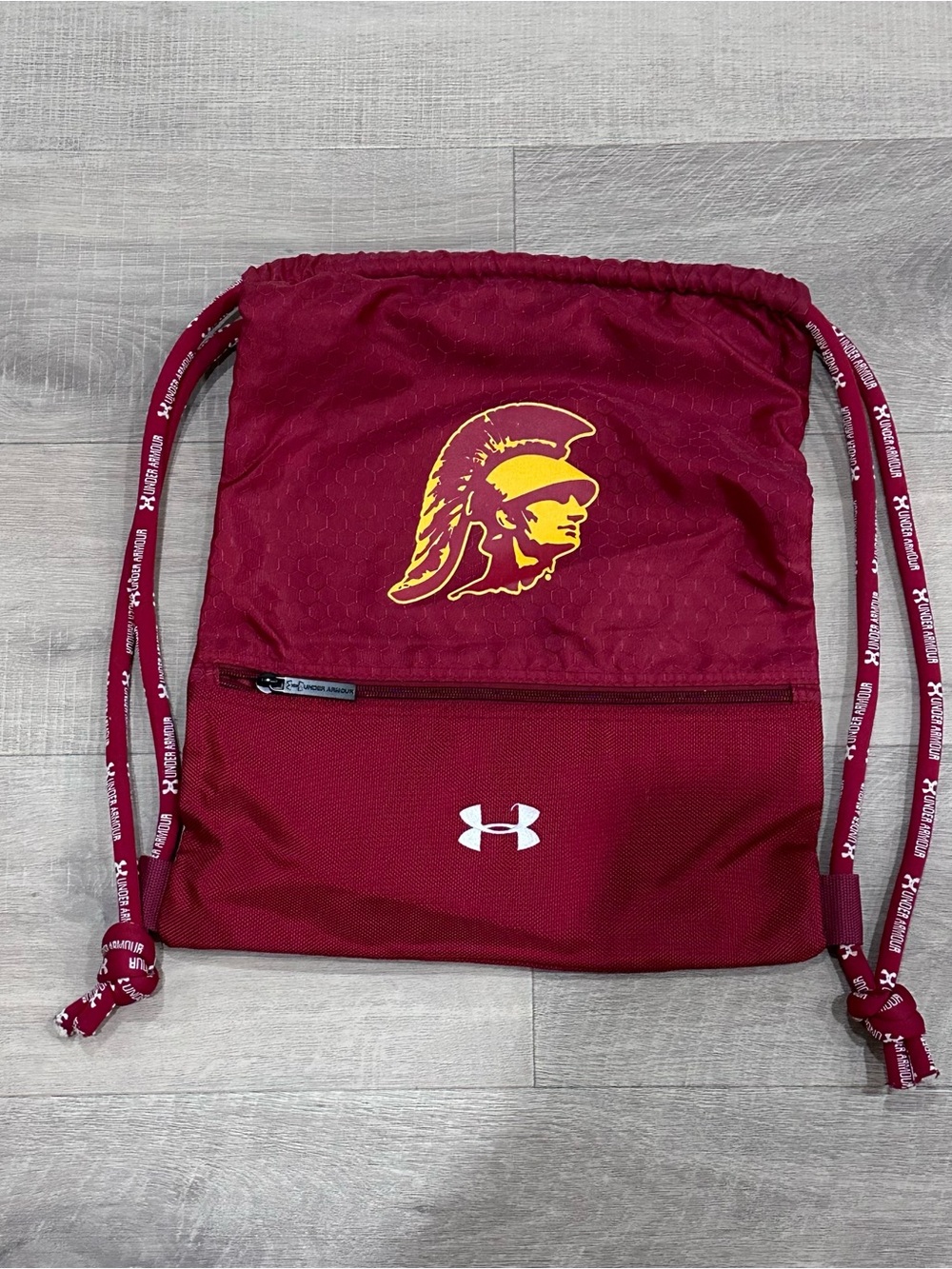 USC Under Armour Drawstring Bag